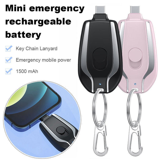 Small Yet Mighty - Mini Keychain Power Bank
